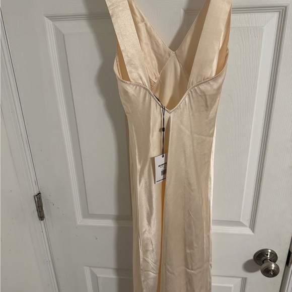 Rumored Elegant Cream Maxi Dress - Picture 3 of 5